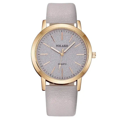 Cheky - Women's Watches Brand Luxury Fashion Ladies Watch Leather Watch Women Female Quartz Wristwatches Montre Femme reloj mujer