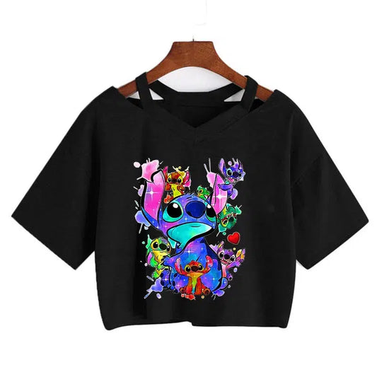 Cheky - Cute Stitch Cartoon Top