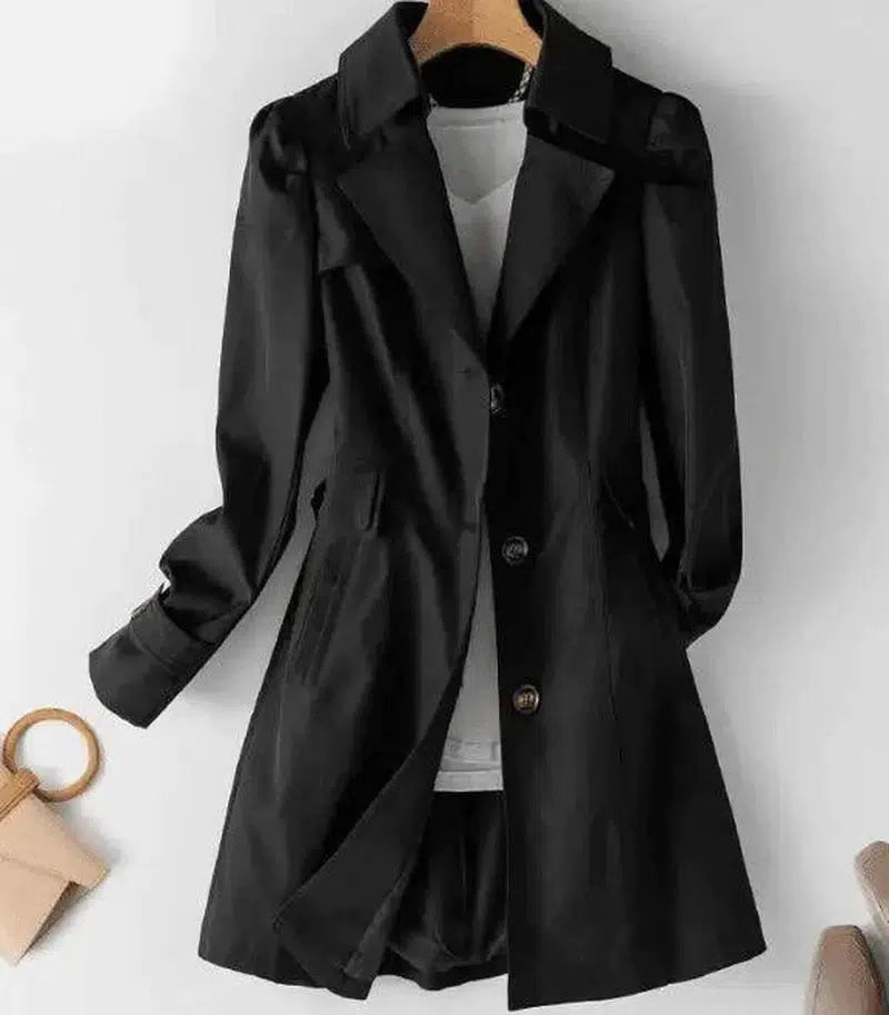 Cheky - Coat Korean style slim long