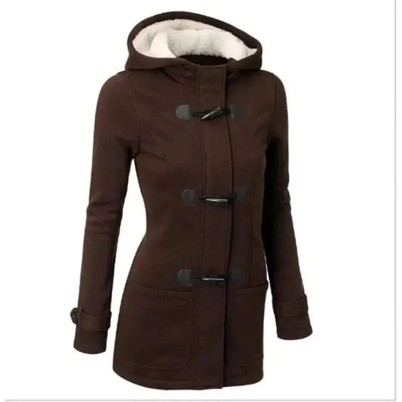 Cheky - Horn buckle coat female