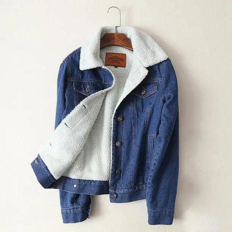 Cheky - Lambswool Denim Coat