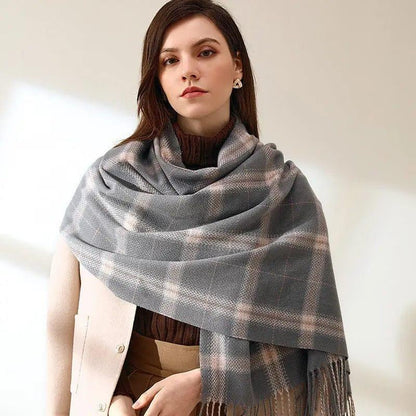 Cheky - Women's Sweet Tassel Shawl Warm Cashmere Scarf